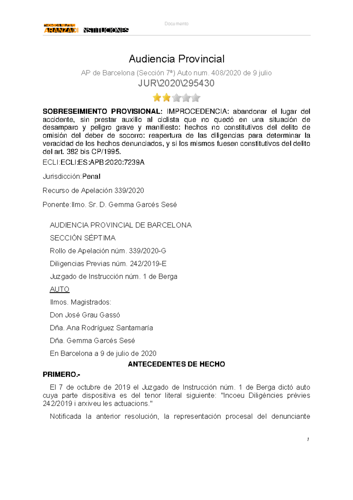 Jur AP de Barcelona (Seccion 7a)