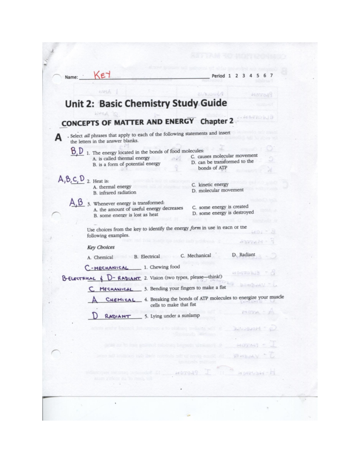 Study Guide Biochemistry Key A-s - Studocu