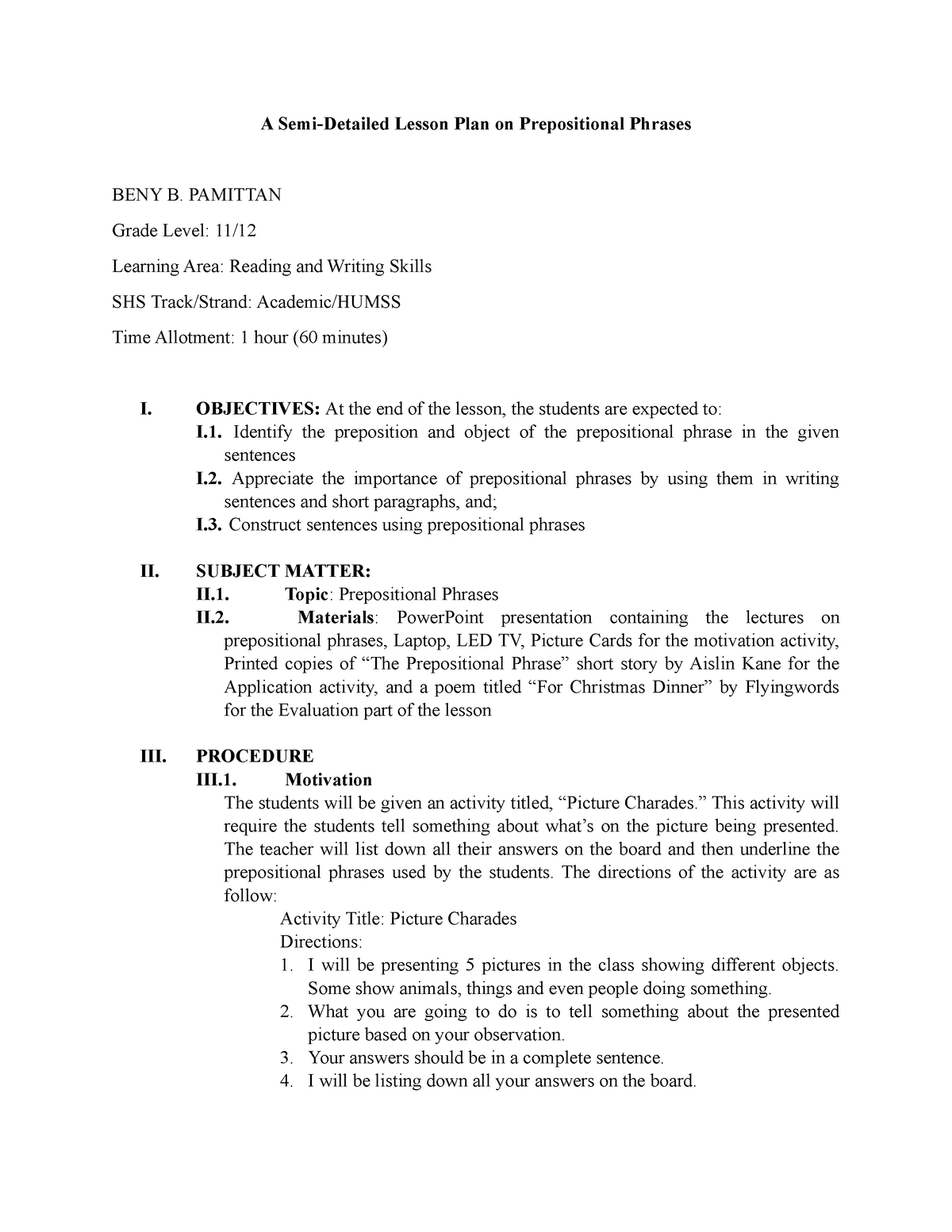 a-semi-detailed-lesson-plan-on-prepositional-phrases-by-beny-pamittan