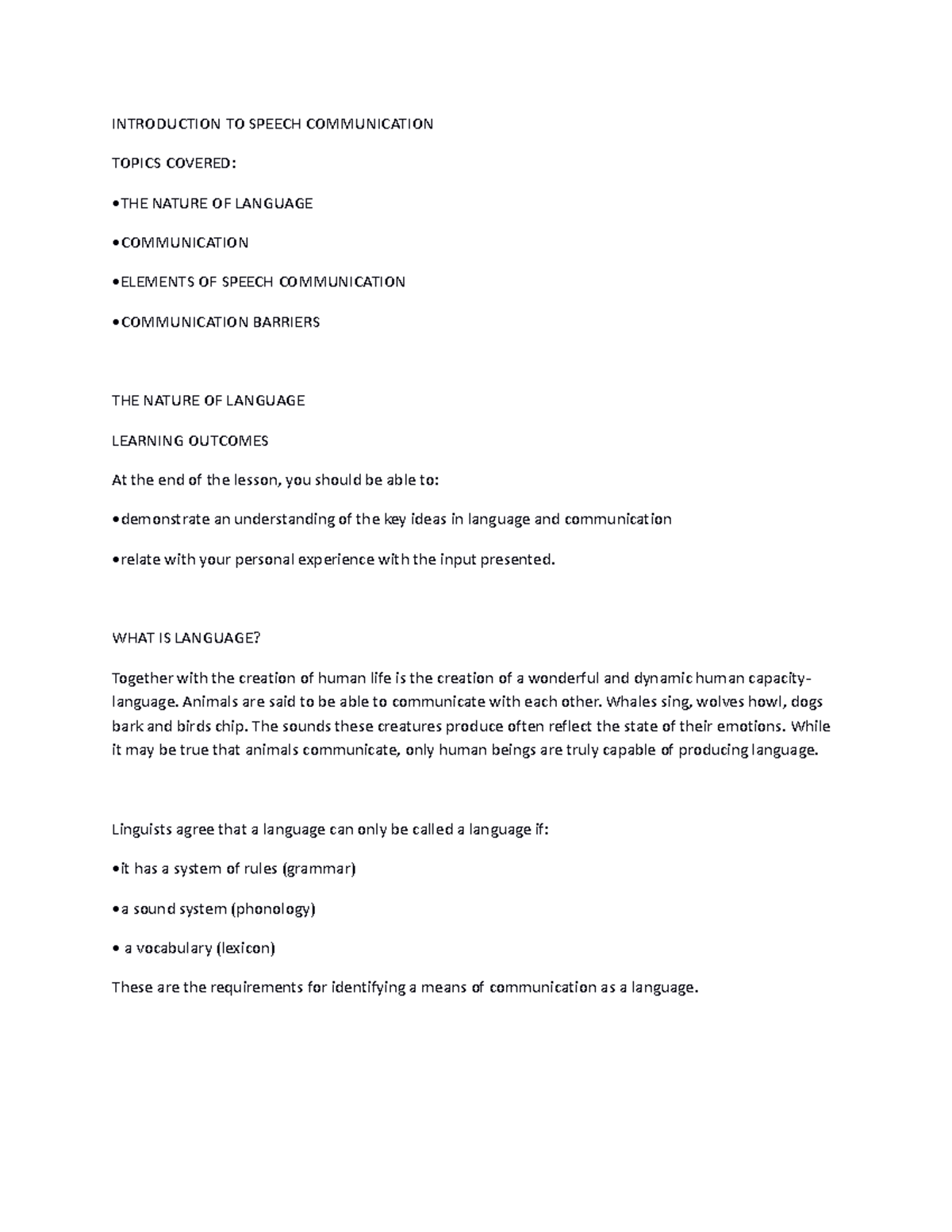 Introduction TO CommunicationWPS Office INTRODUCTION TO SPEECH