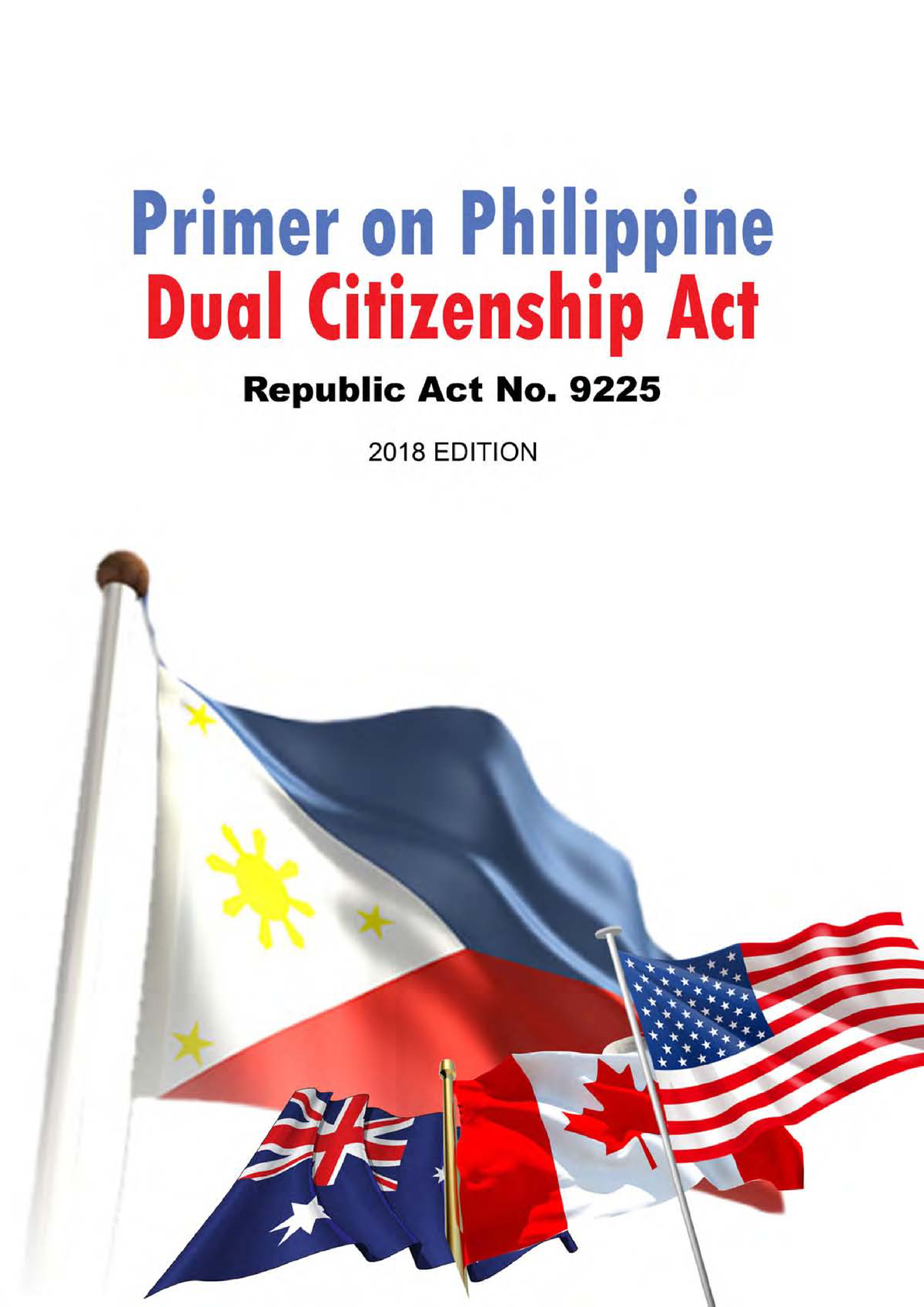 Summary Notes Ra 9225 Primer On Philippine Dual Citizenship Act Republic Act No 9225 2018 5340