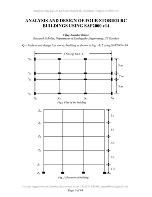 Structural Analysis Using SAP2000 - Department Of Structural Mechanics ...