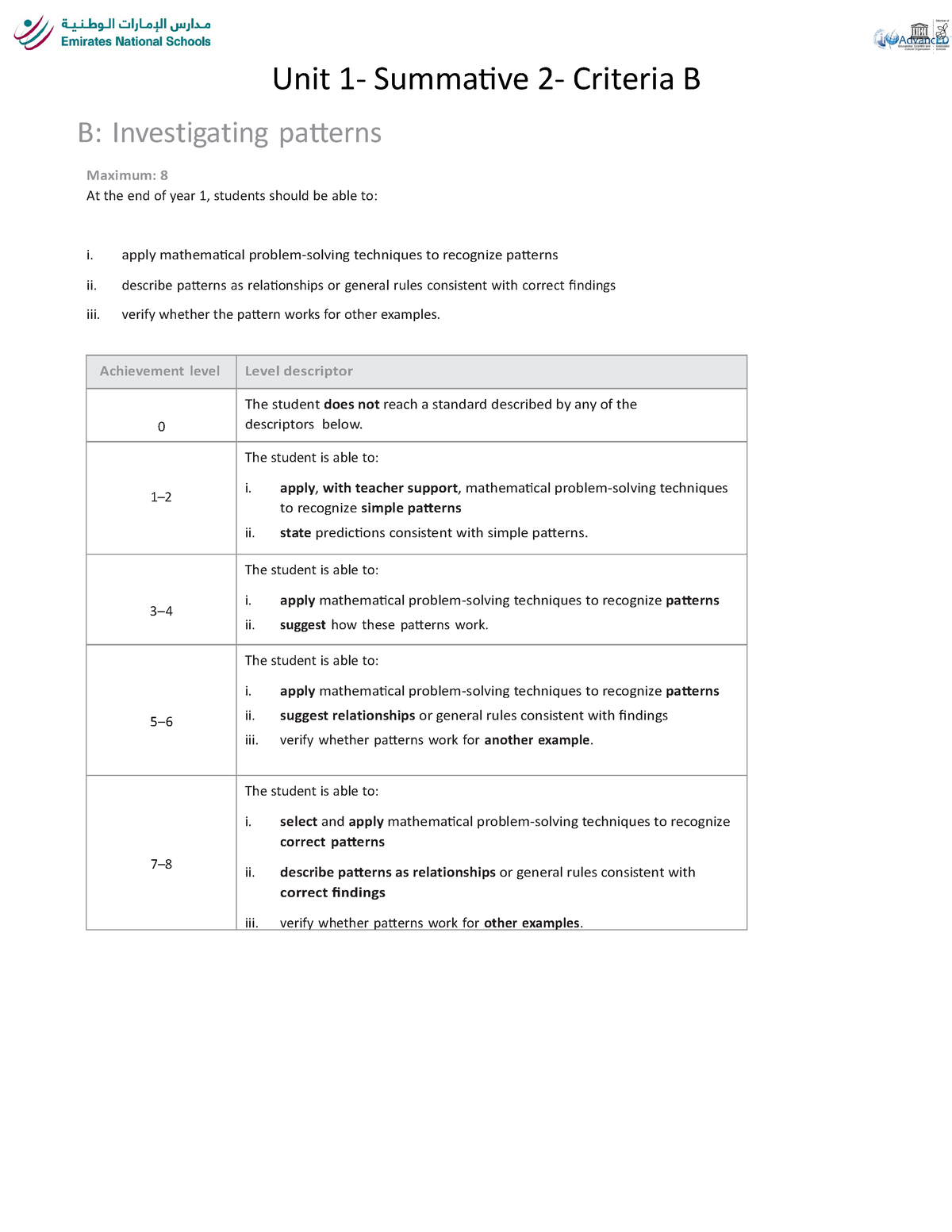 Gr - Vdzcsxvc - B: Investigating Patterns Maximum: 8 At The End Of Year ...