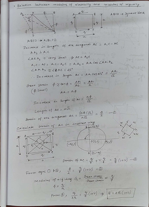 Stress and Strain - Solid Mechanics/Theory of Machines Lab - Studocu