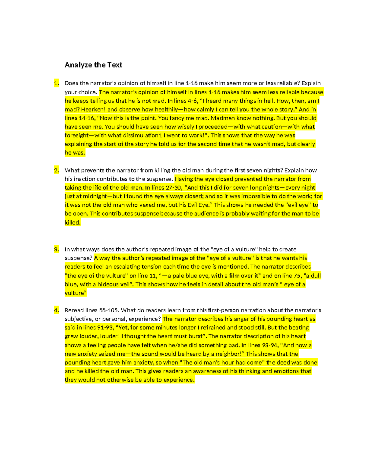 Analyze the Text - ....................... - Analyze the Text Does the ...