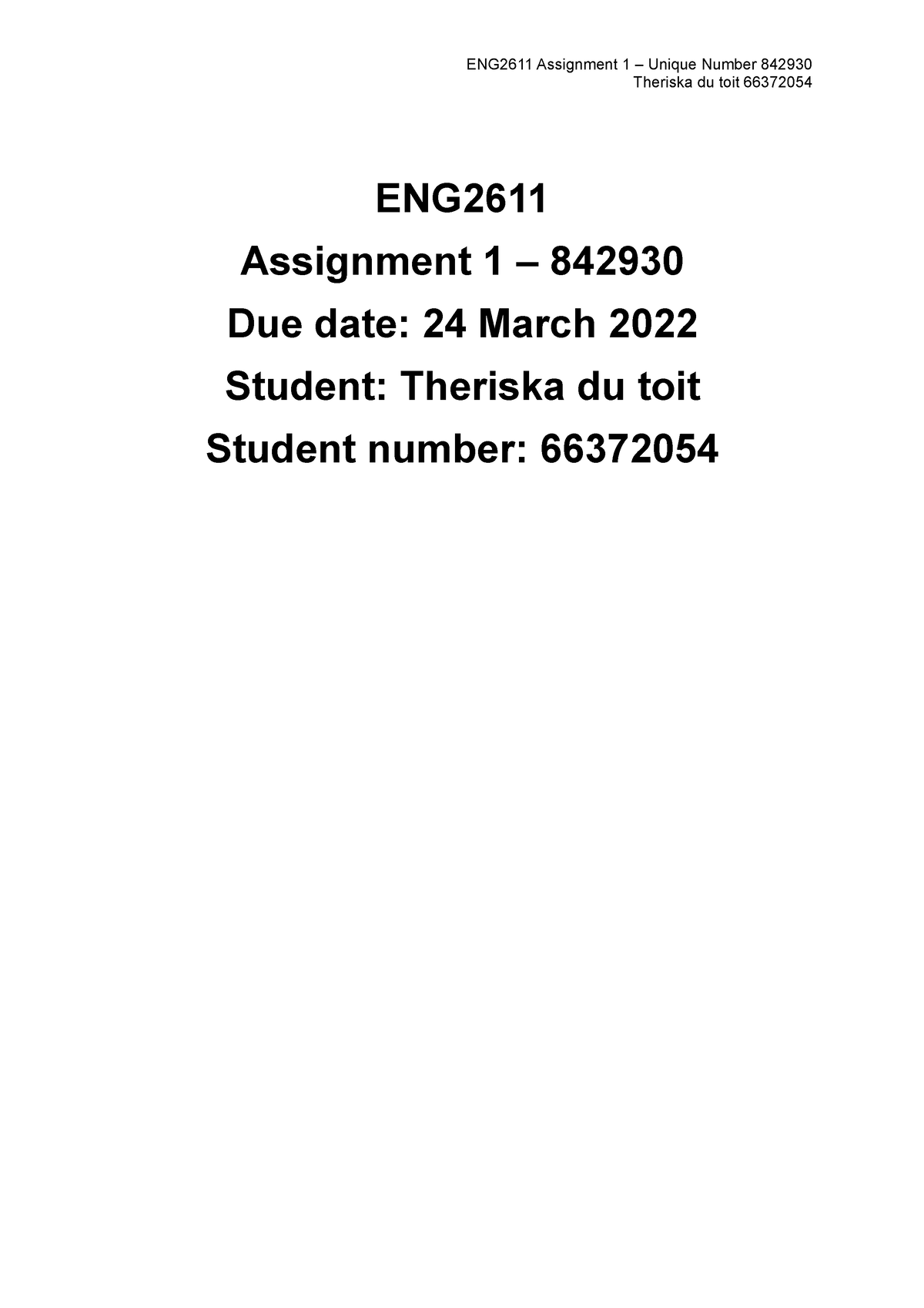 english 2611 assignment 3