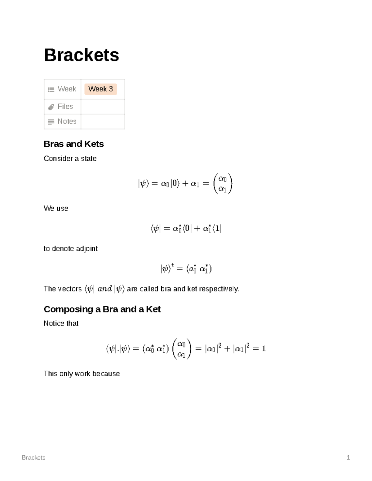 Brackets - Brackets Week Week 3 Files Notes Bras And Kets Consider A ...