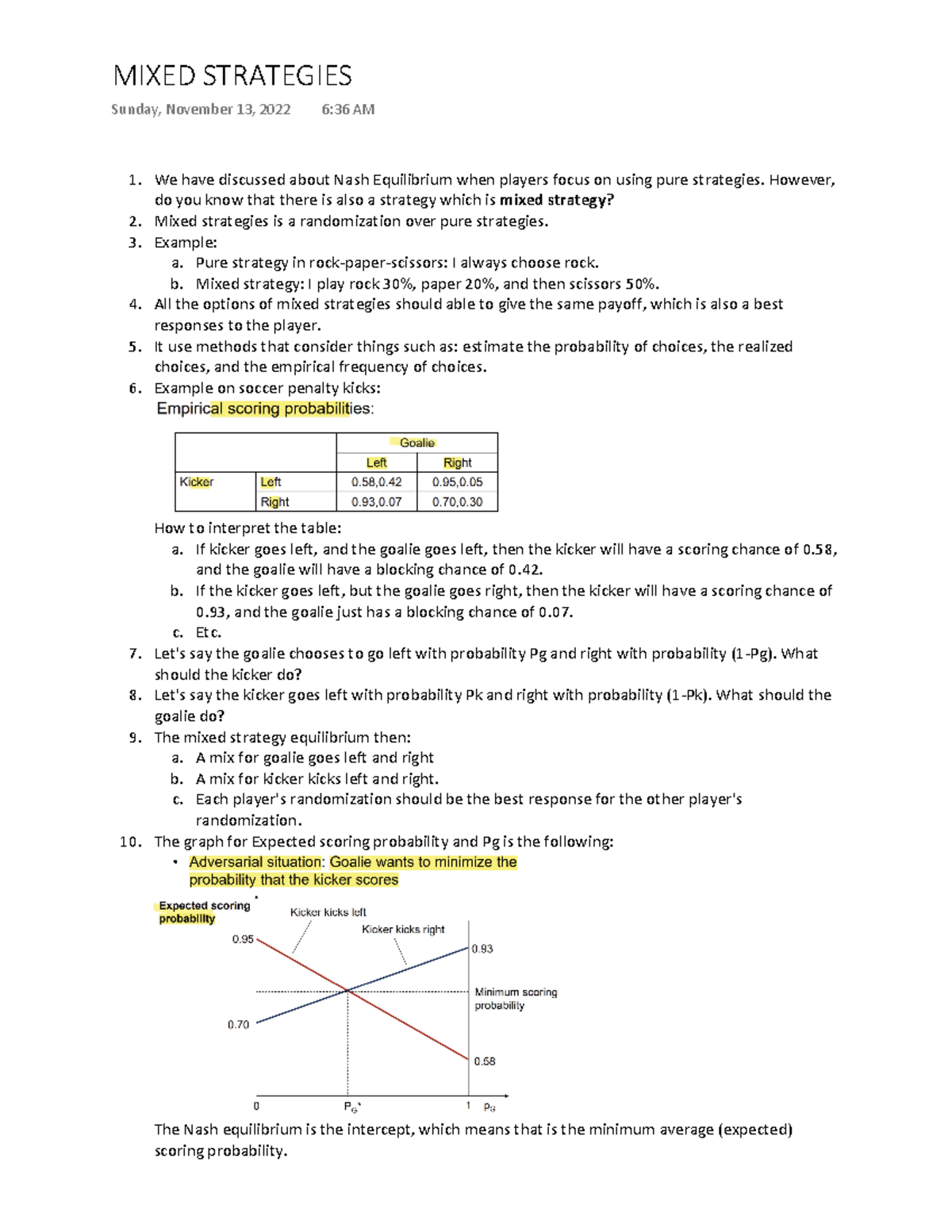 STR422- Mixed Strategy - We have discussed about Nash Equilibrium when ...