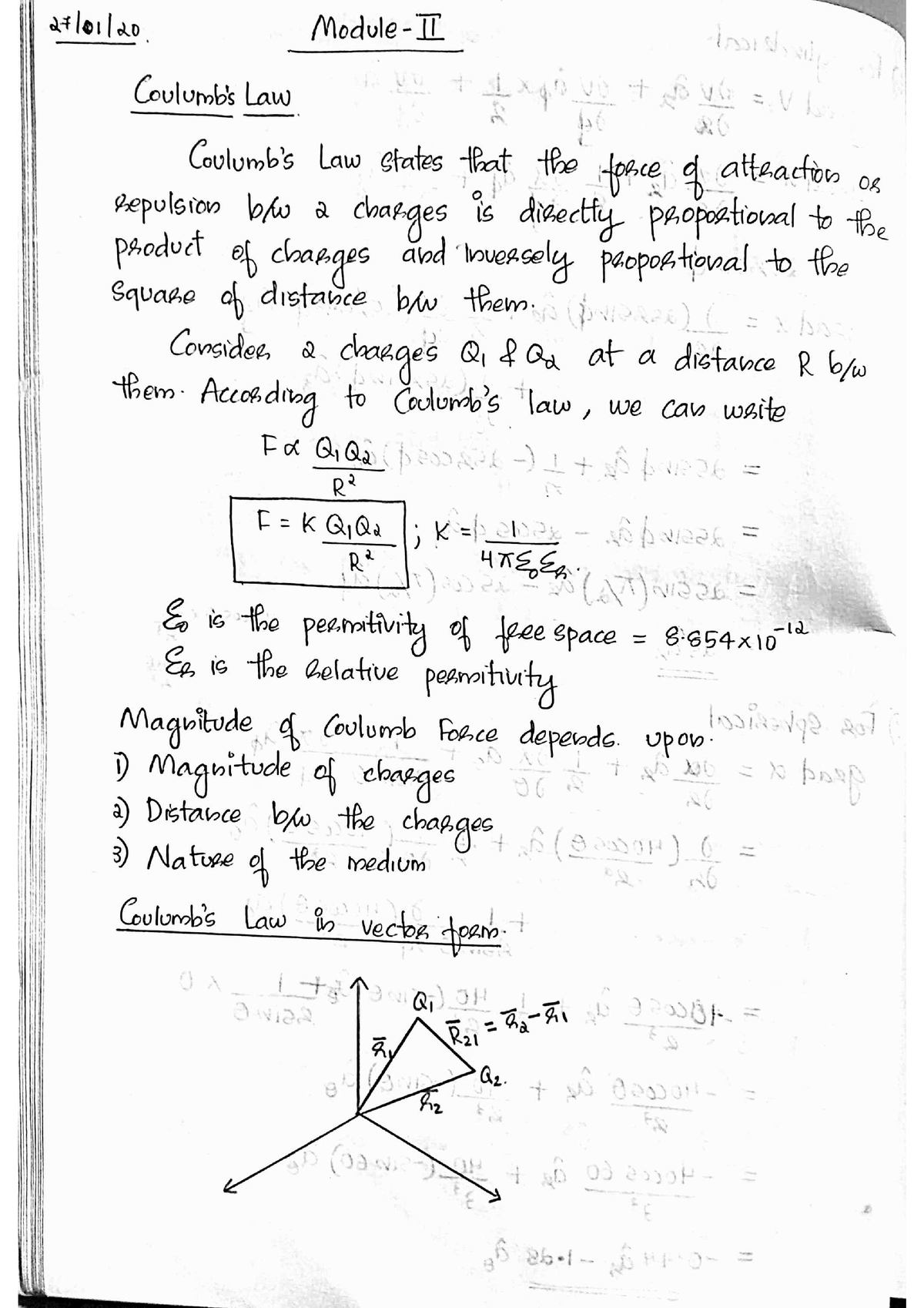 Columbs law - Notes on Columbus law and other related laws on electric ...