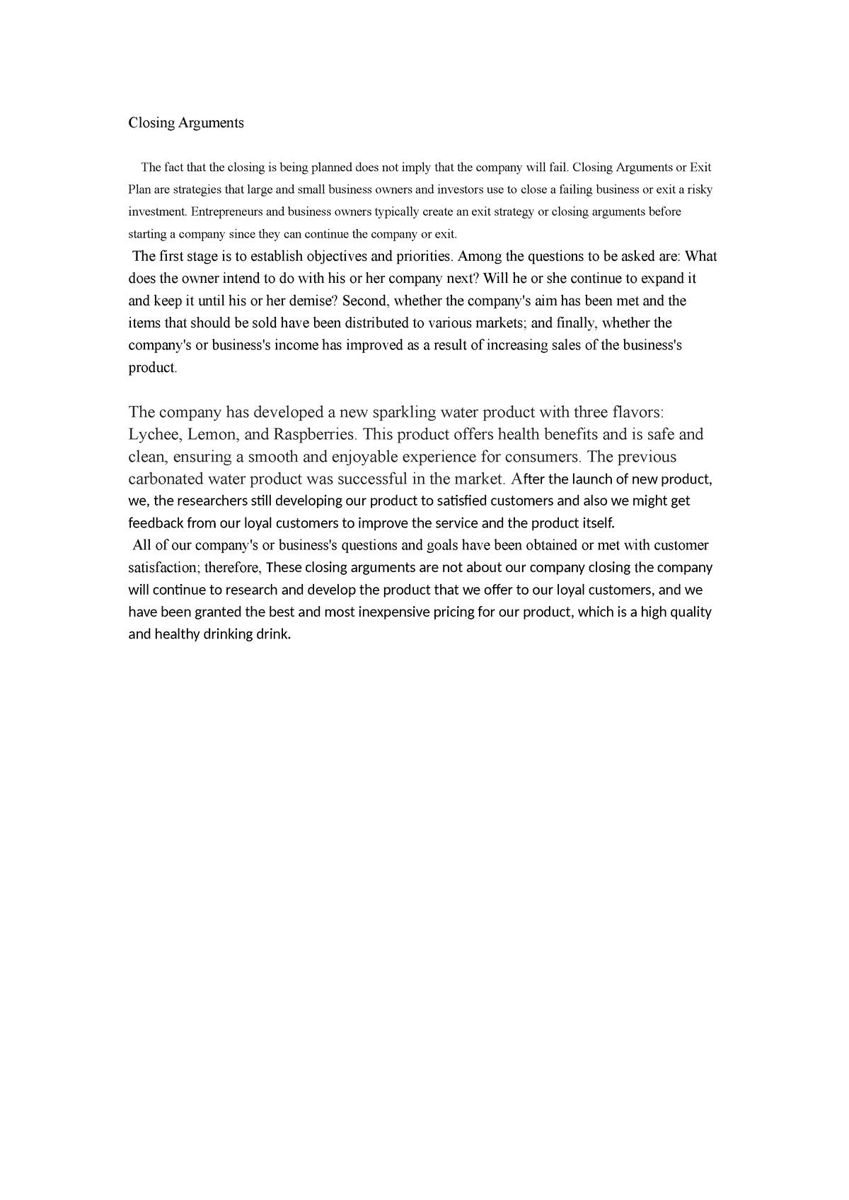 Closing Argument 5 Notes Closing Arguments The Fact That The   Thumb 1200 1697 