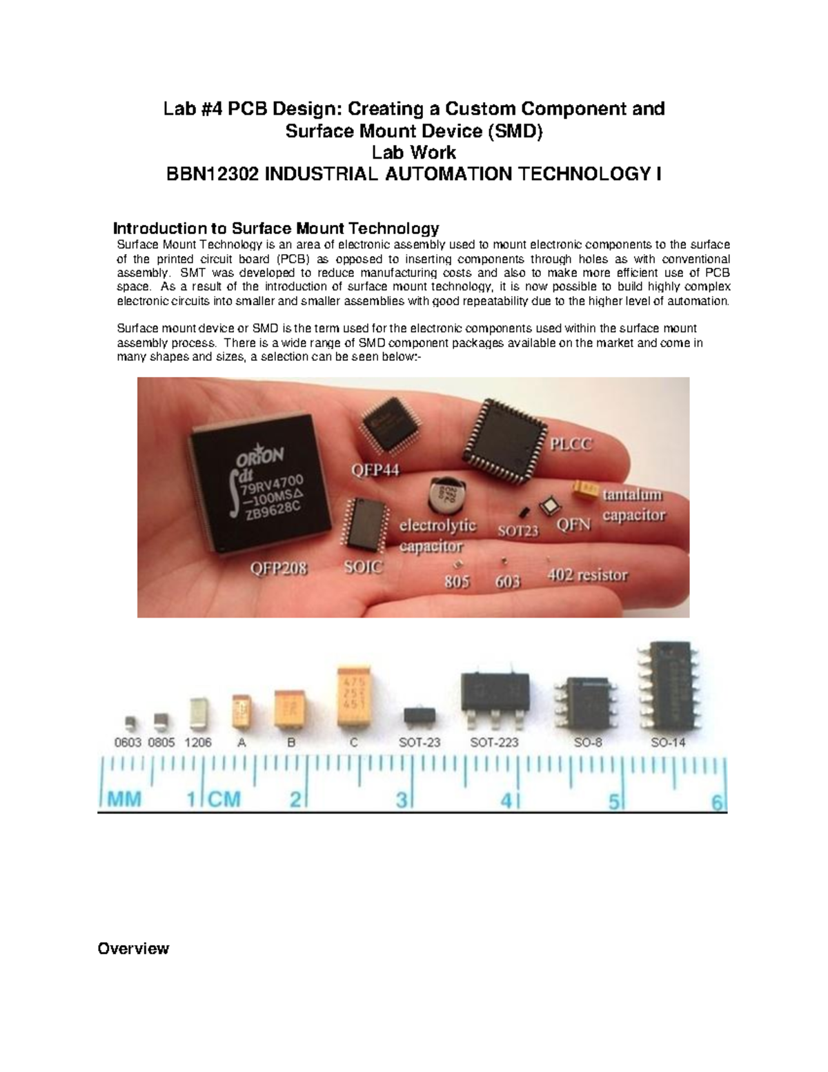 Lab4bbn12302 creatingacustomcomponentandsmd-281-29 - Lab # 4 PCB Design ...