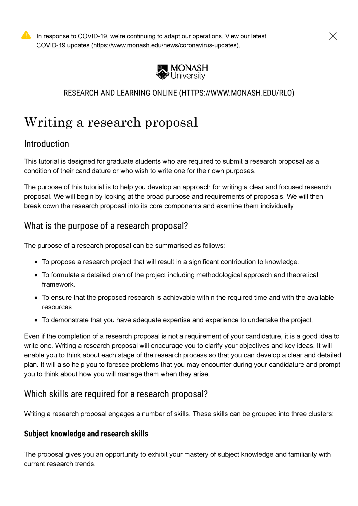 online learning research proposal