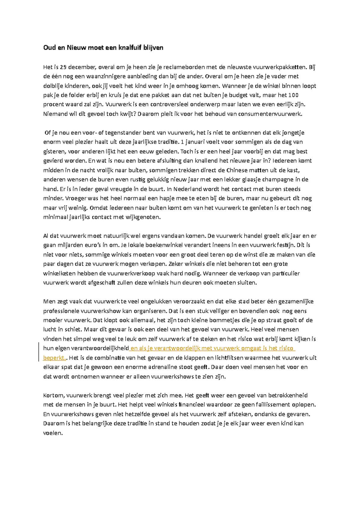 Nl Betoog vuurwerk  Oud en Nieuw moet een knalfuif blijven Het is 29