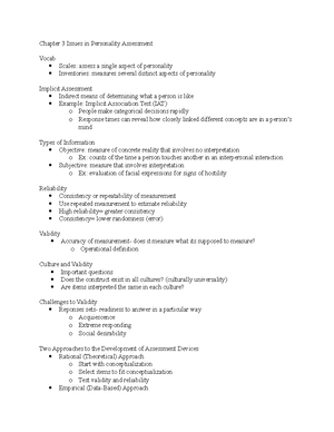 Chapter 5 The Motive Perspective Notes - Chapter 5 The Motive ...