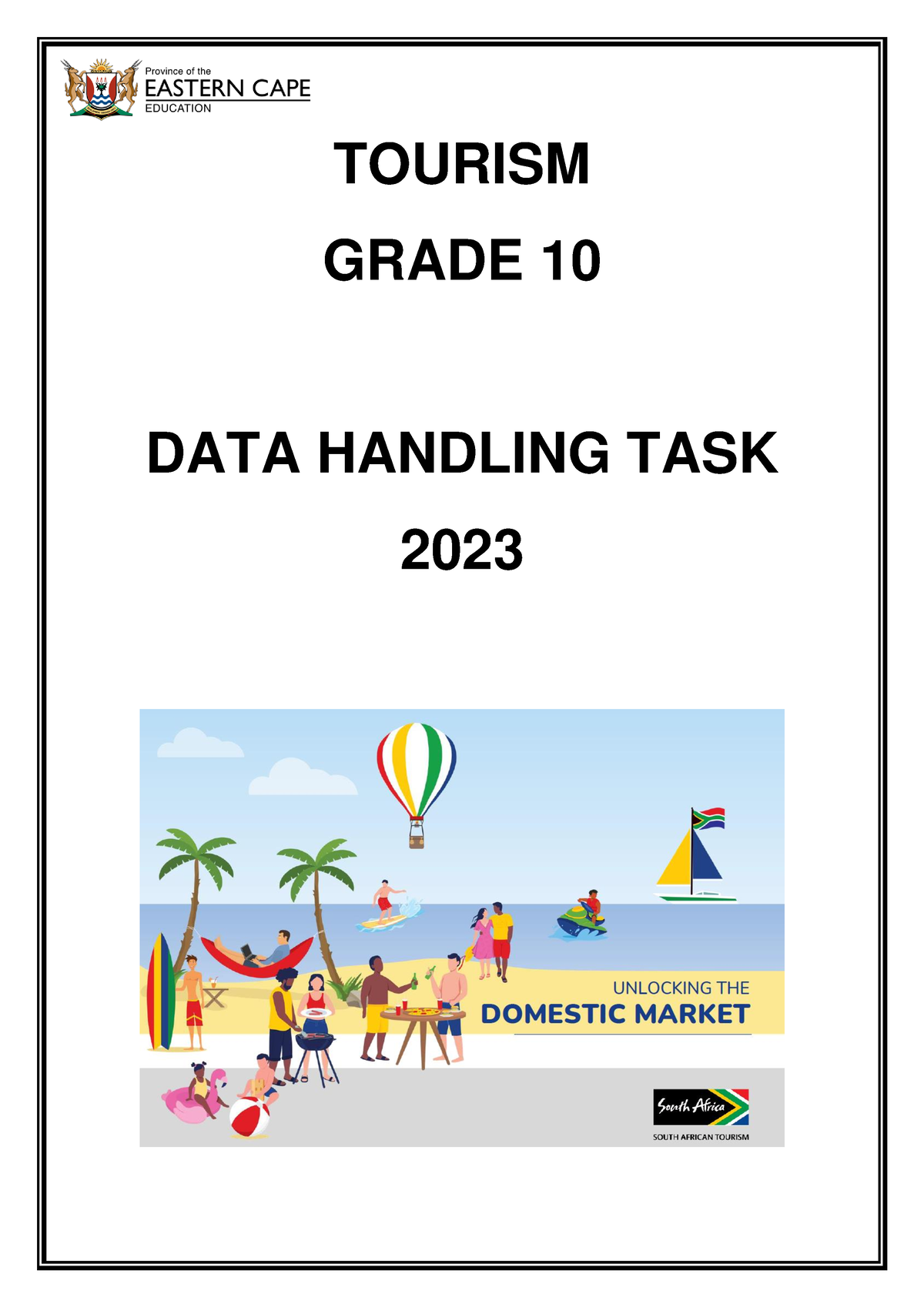 tourism grade 10 data handling task 2023 memo