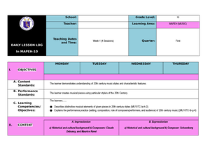 Q4-COT-PE 10- Cheerdance - MAPEH Department LE SSON PLAN FOR MAPEH ...