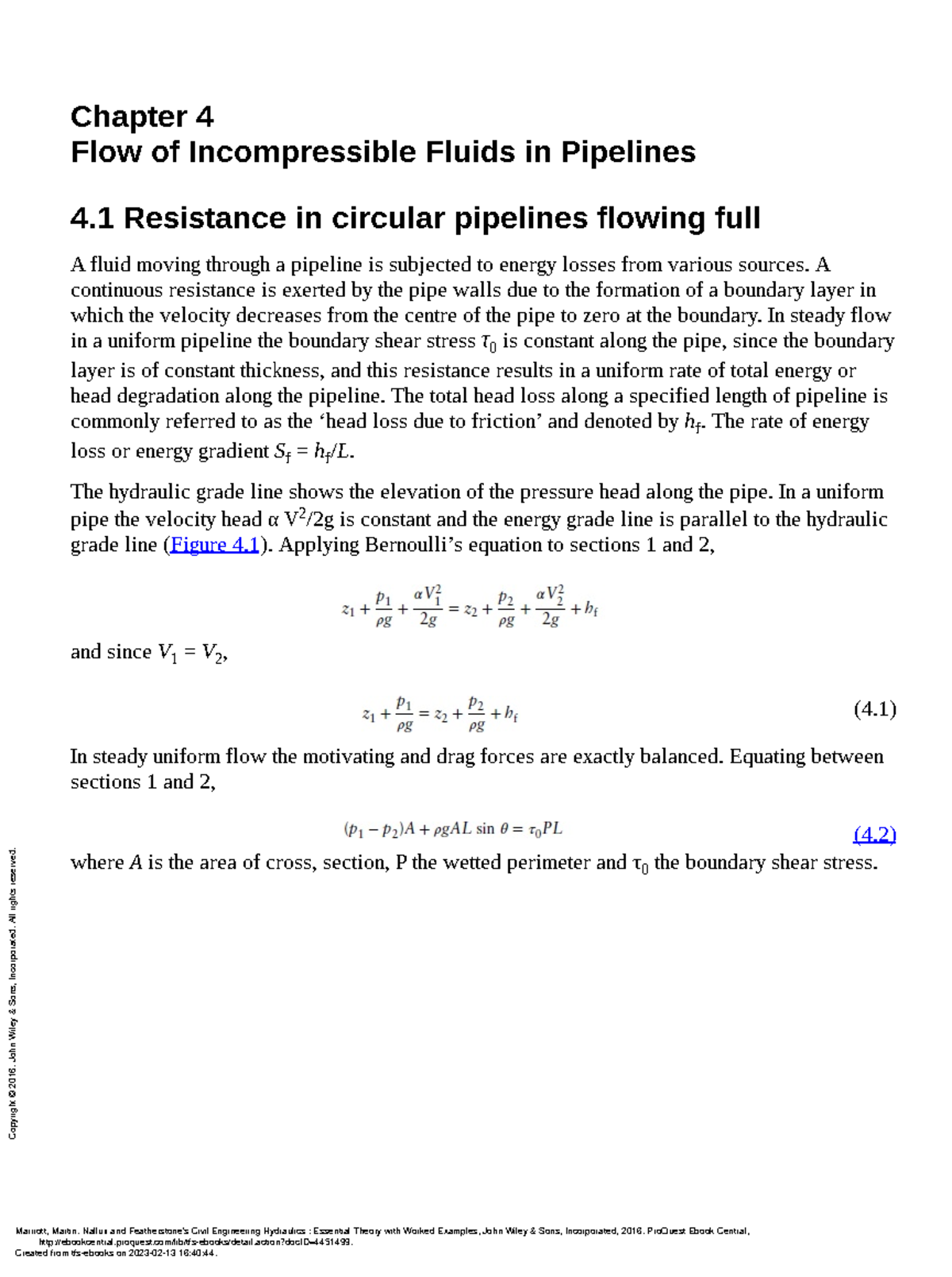 Nalluri and Featherstone's Civil Engineering Hydra - (4) (4) Chapter 4 ...