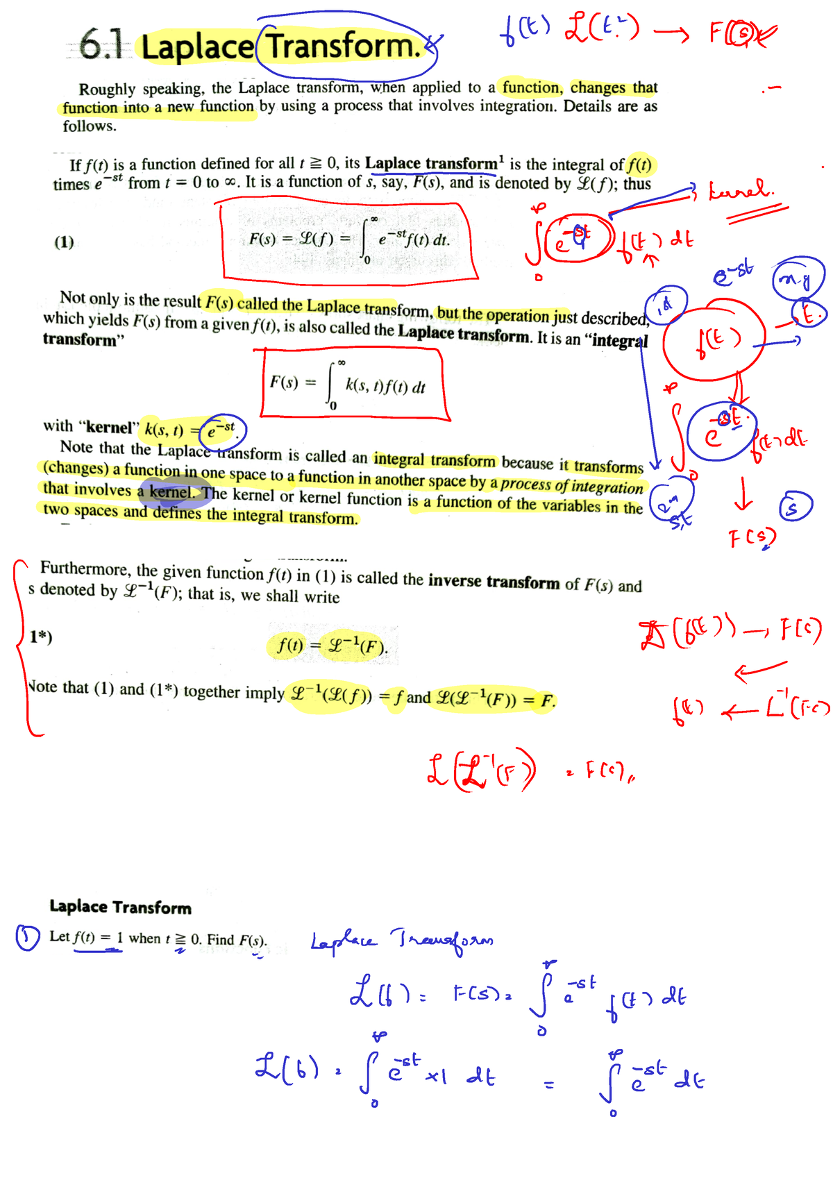 Laplace Transforms - Introduction - BCA Mathematics I - Studocu