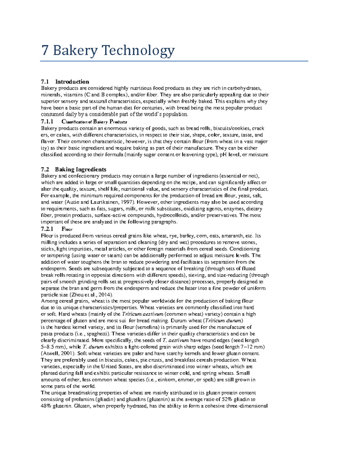 7 Bakery Technology - Hey friends This thread contains quality notes ...