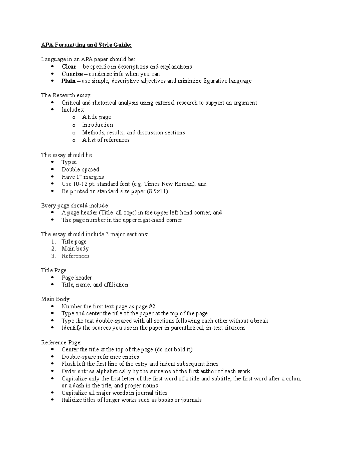 APA Formatting and Style Guide - APA Formatting and Style Guide ...