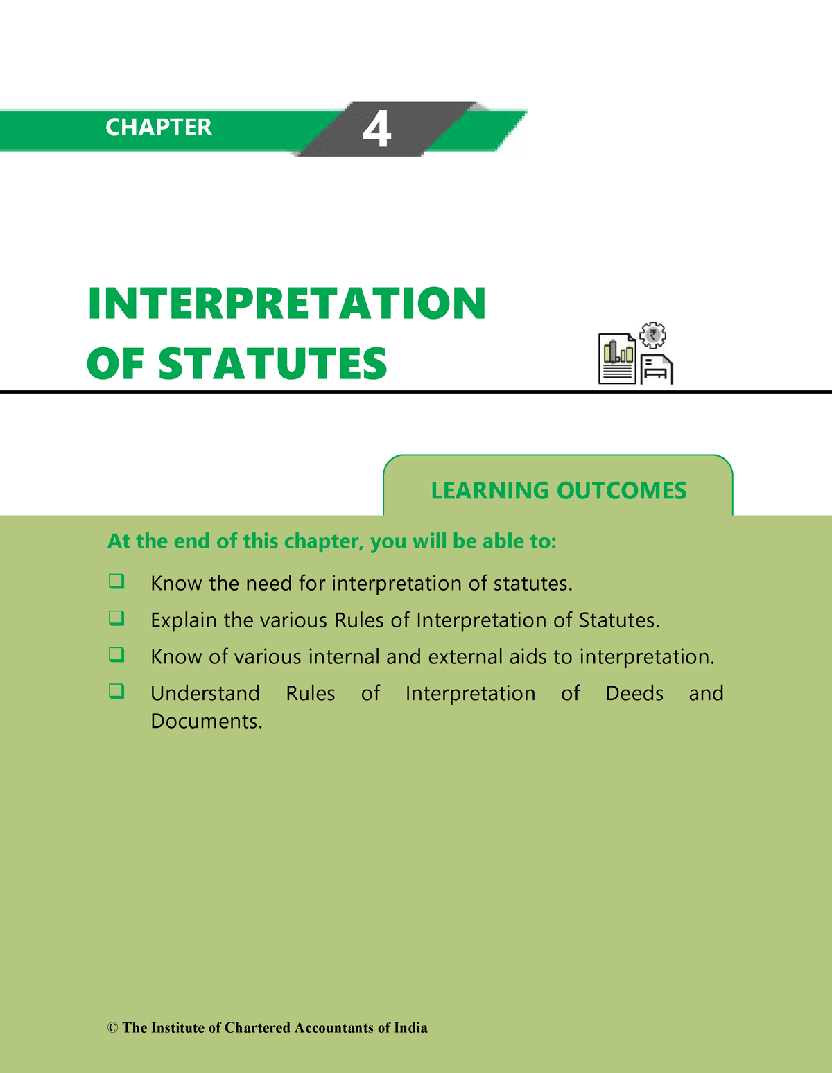 Part 2 Interpretation Of Statutes - LEARNING OUTCOMES INTERPRETATION OF ...