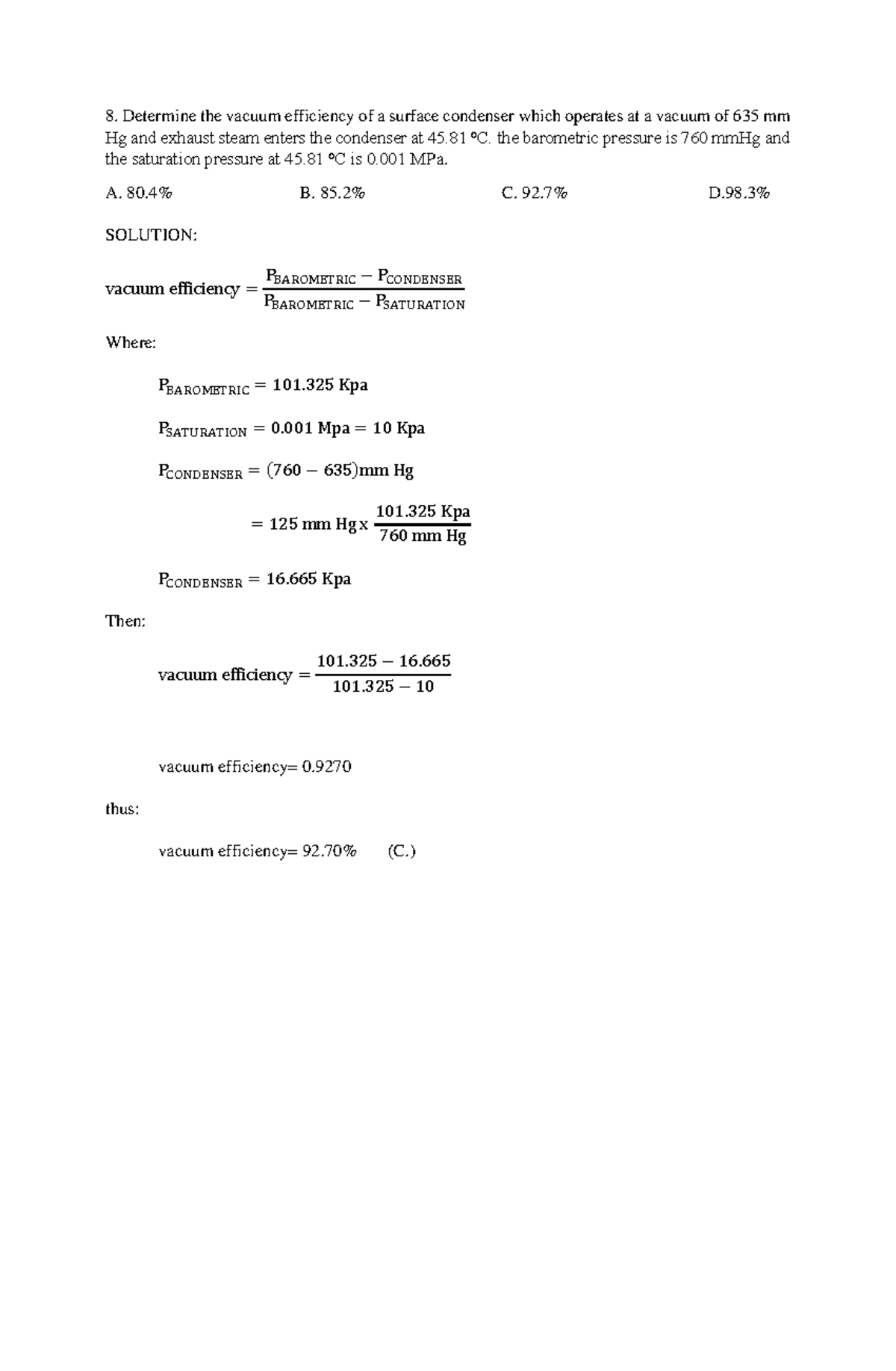 Pdfcoffee tutorial Determine the vacuum efficiency of a surface