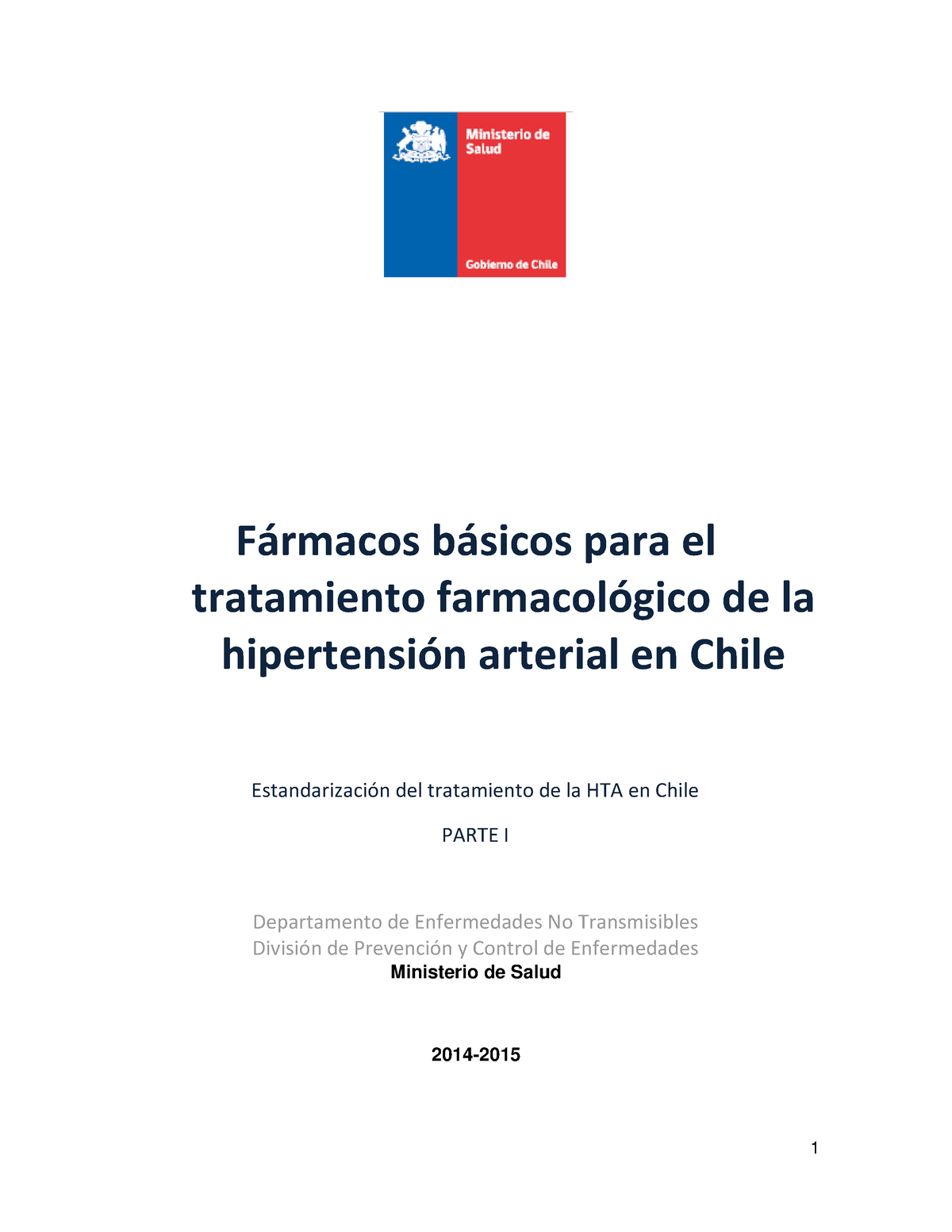 Fármacos Básicos Para El Tratamiento De La HTA En Chile - F·rmacos B ...