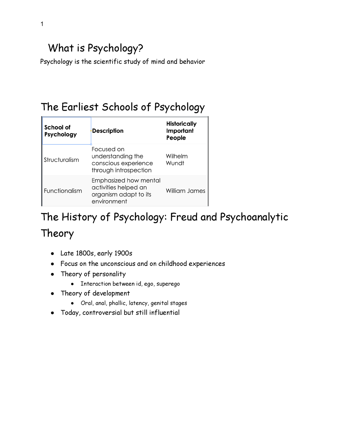 Physcological Foundation - What is Psychology? Psychology is the ...