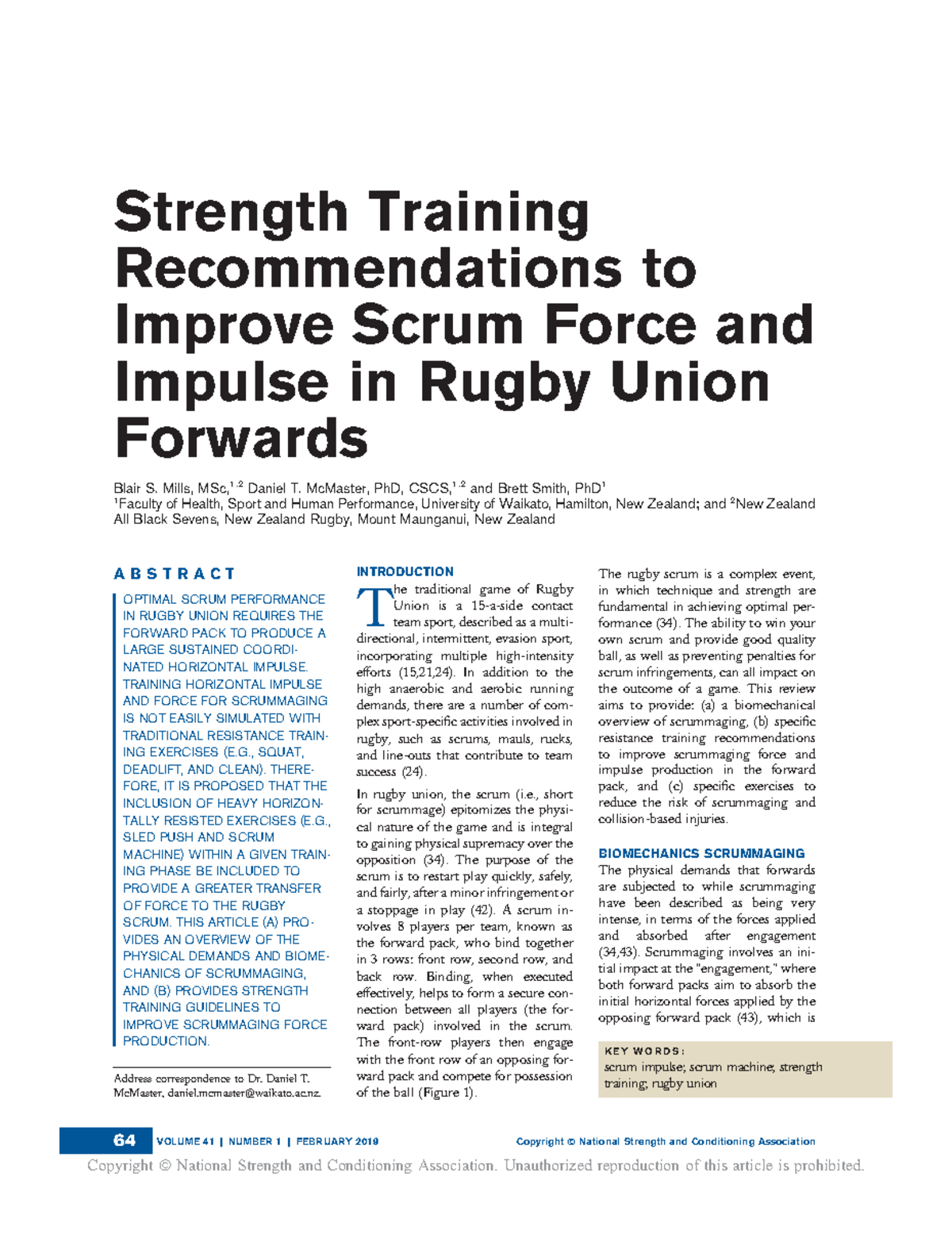 Strength Training Recommendations to Improve Scrum - Strength Training ...