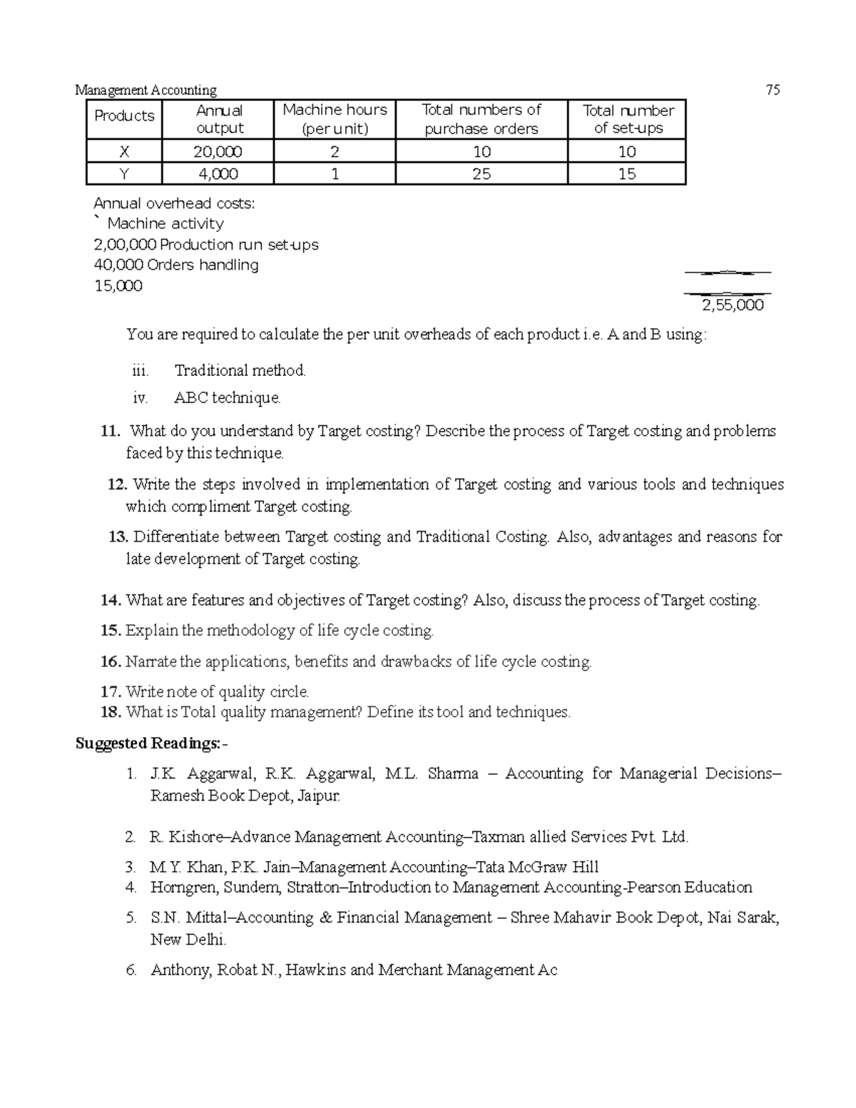Management Accounting lecture notes(13) - Management Accounting 75 ...
