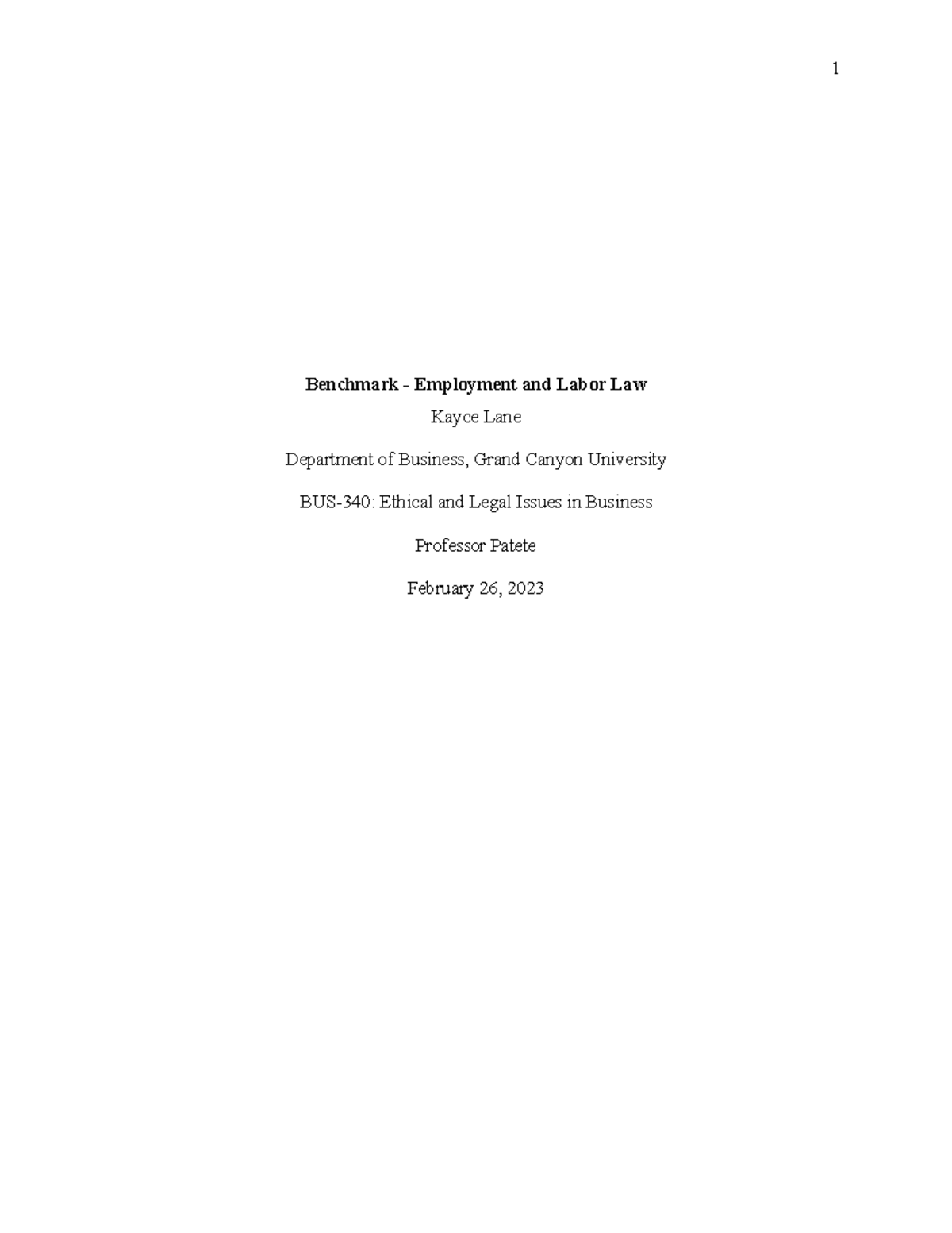 Benchmark - Employment and Labor Law - Social media has always been ...