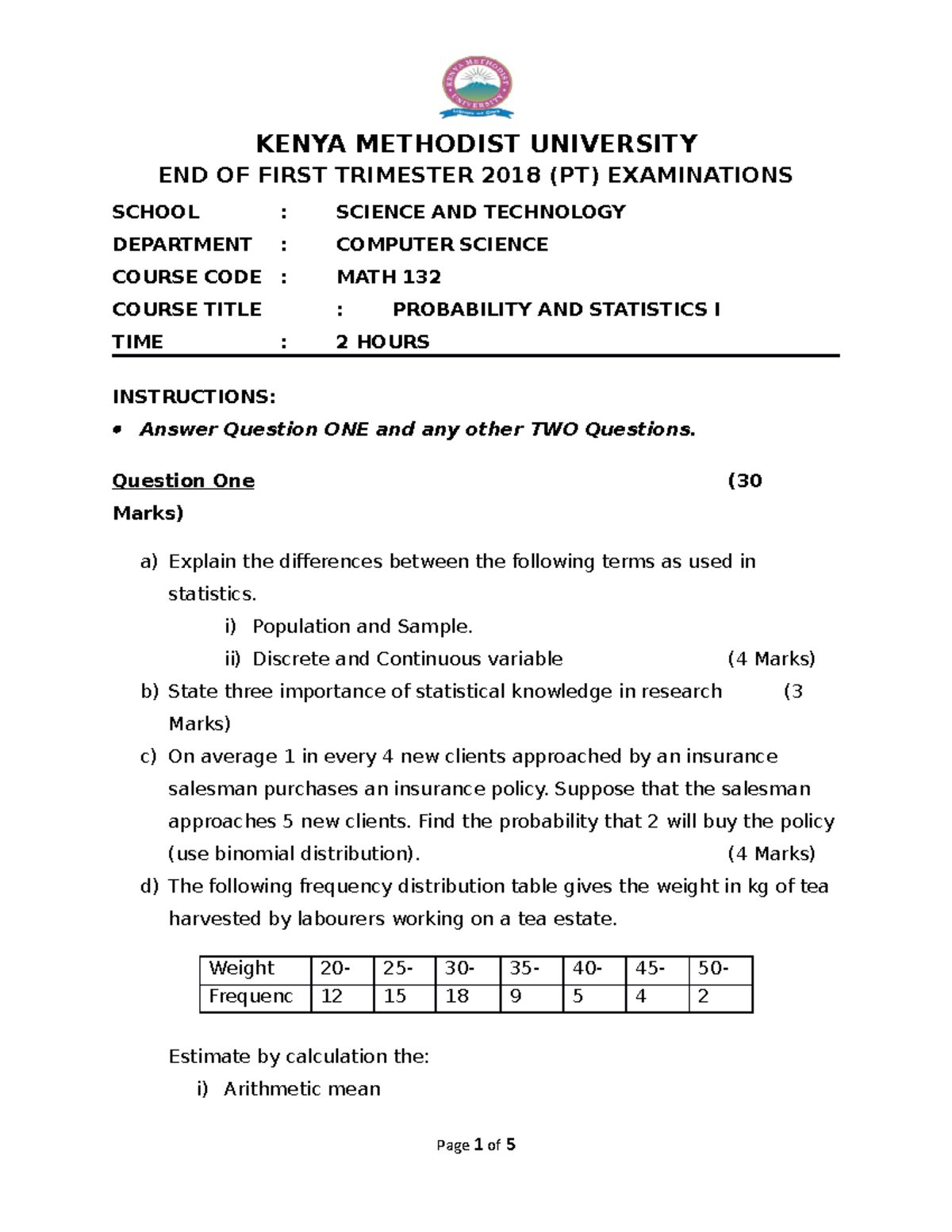 kenya students assignments