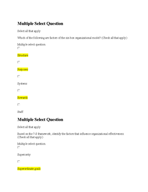 Chapter 4 Mcgraw Hill Connect Answers - Multiple Select Question Select ...