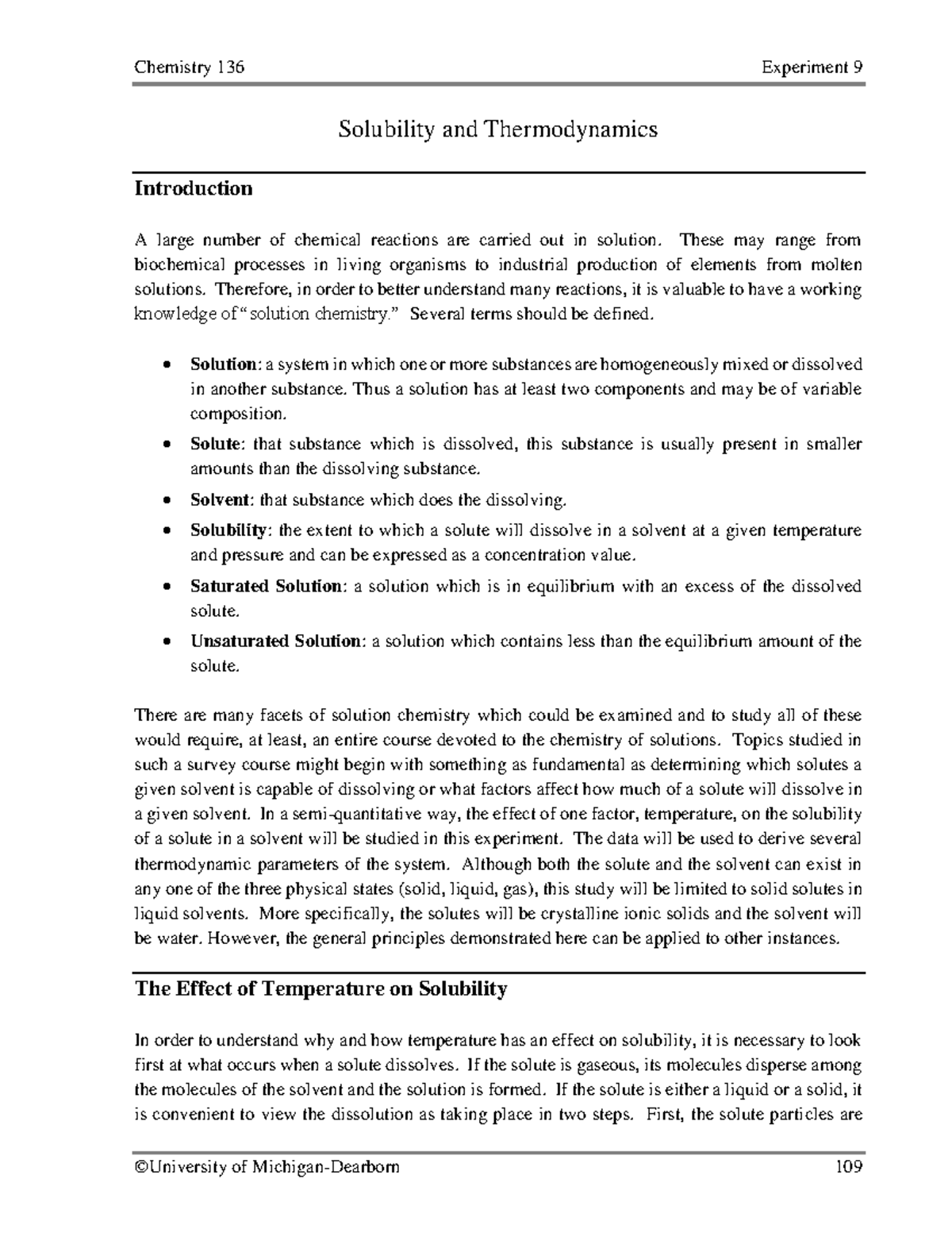 12 Exp 9 Solubility Thermodyn C136 S2021 - Solubility and ...