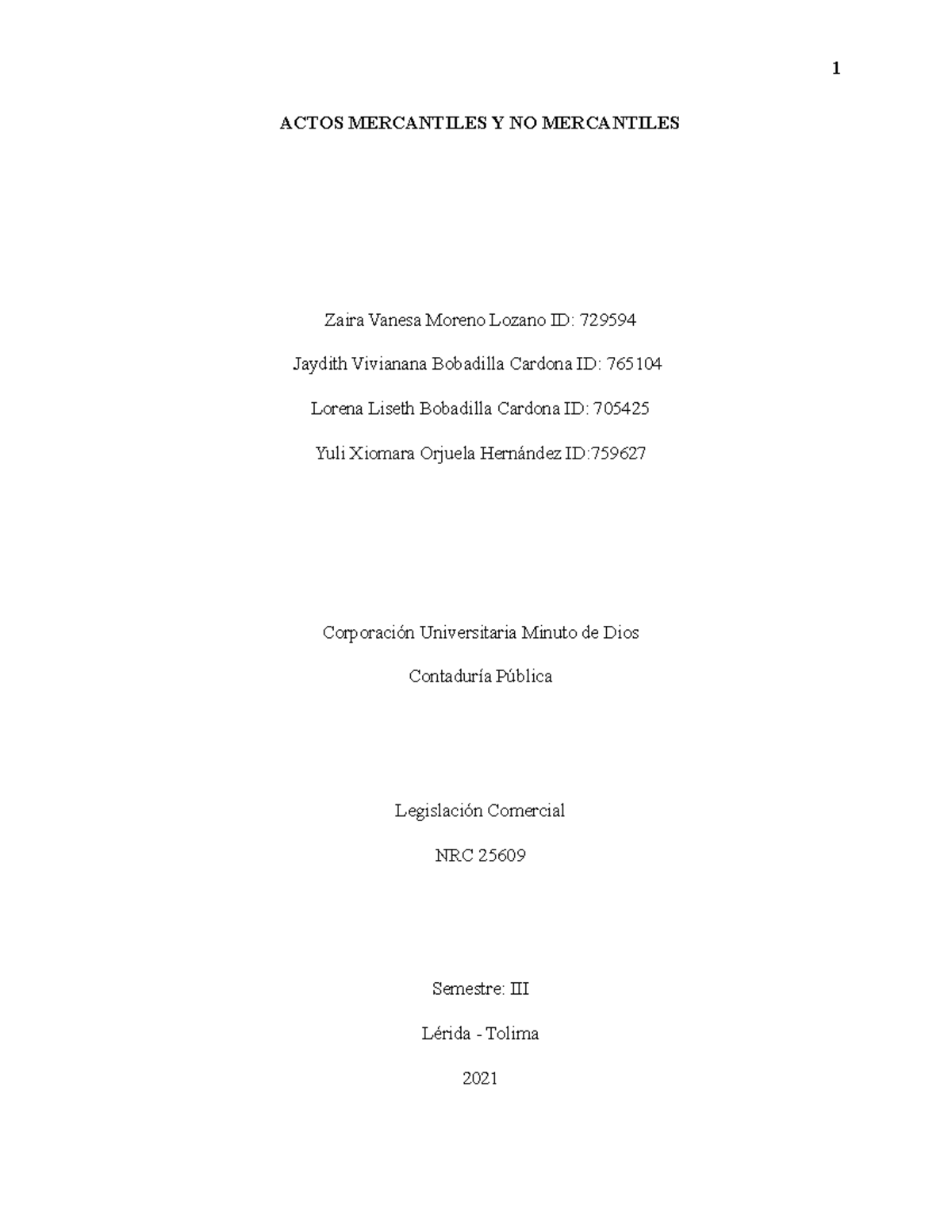 EL Derecho Mercantil Y SUS Generalidades - ACTOS MERCANTILES Y NO ...