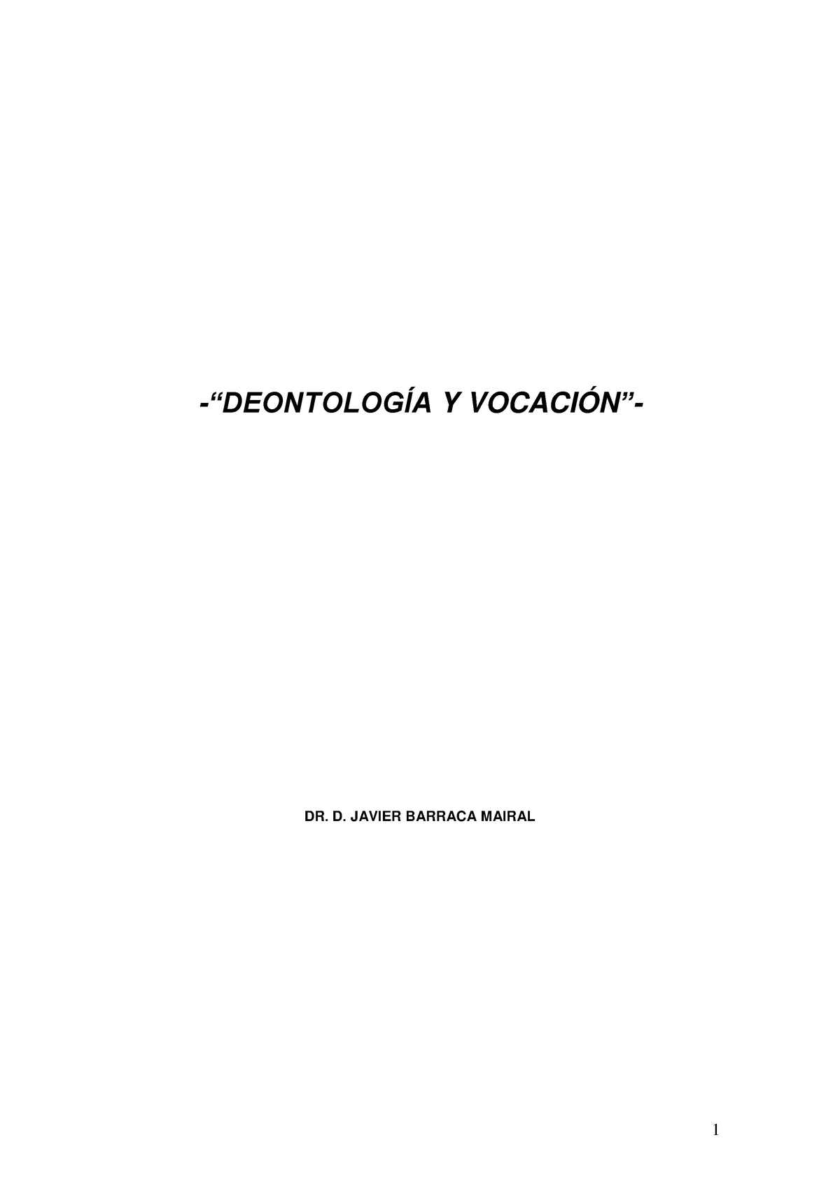 Deontologia, Igualdad Y Principios Jur Ã­dicos B Ã¡sicos (texto ...