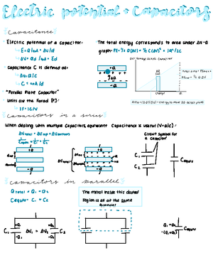 Physics Lecture 15 - PHY 2054 Volker Crede Notes: Capacitors and ...