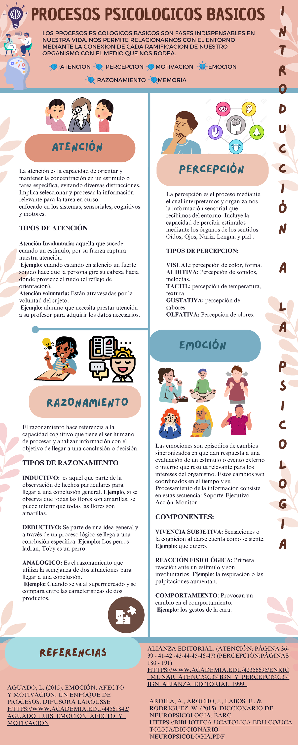 Infografía Procesos Psicologicos Basicos - PROCESOS PSICOLOGICOS ...