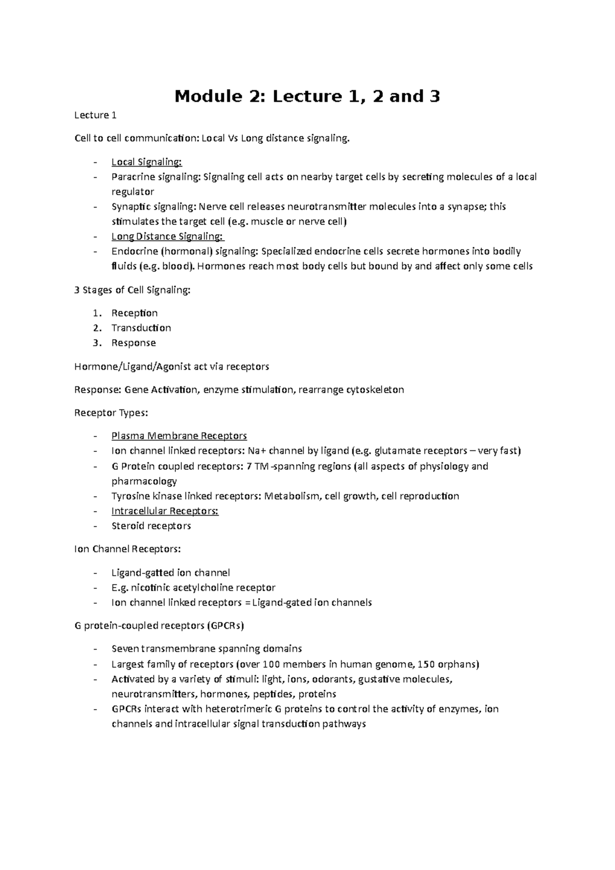 Module 2 Lecture 1, 2 And 3 Notes - Module 2: Lecture 1, 2 And 3 ...