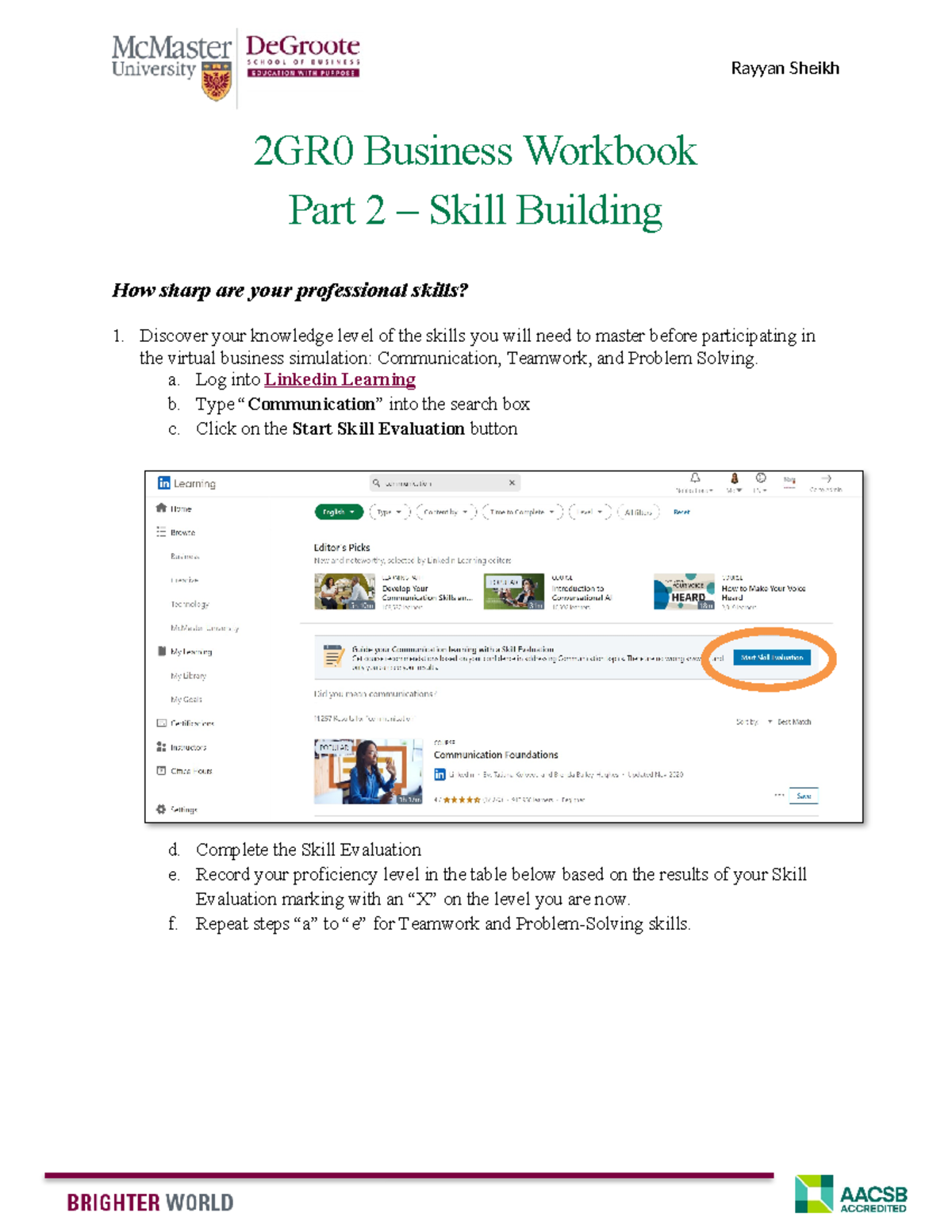 2GR0 Business Workbook2024Part2 Rayyan Sheikh 2GR0 Business