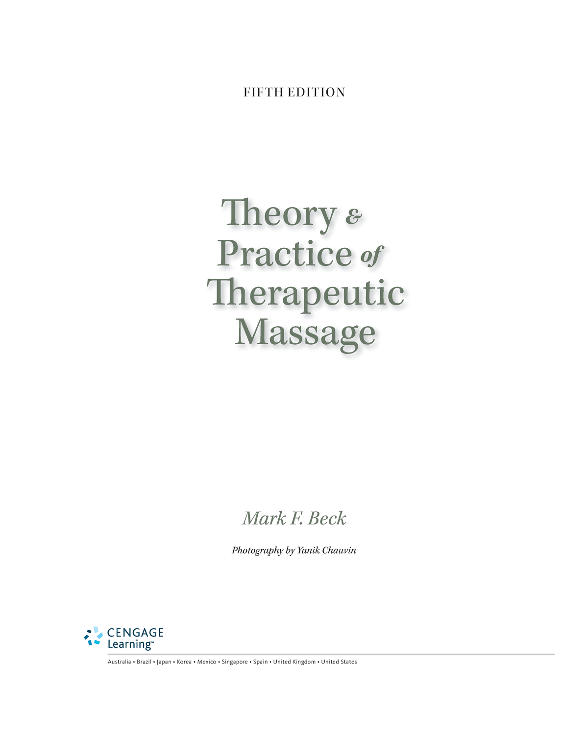 Massage 5-textbook - Jakkkaka - Mark F. Beck Photography by Yanik ...