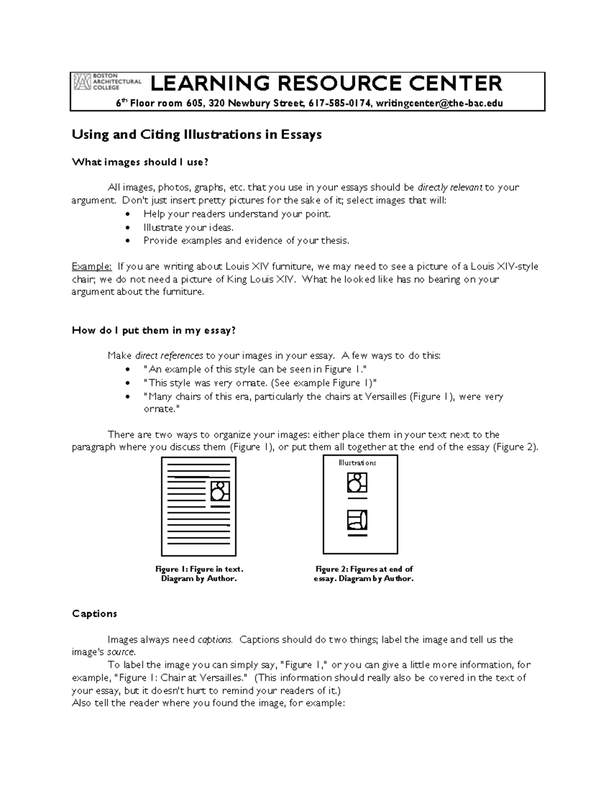 using and citing illustrations in essays