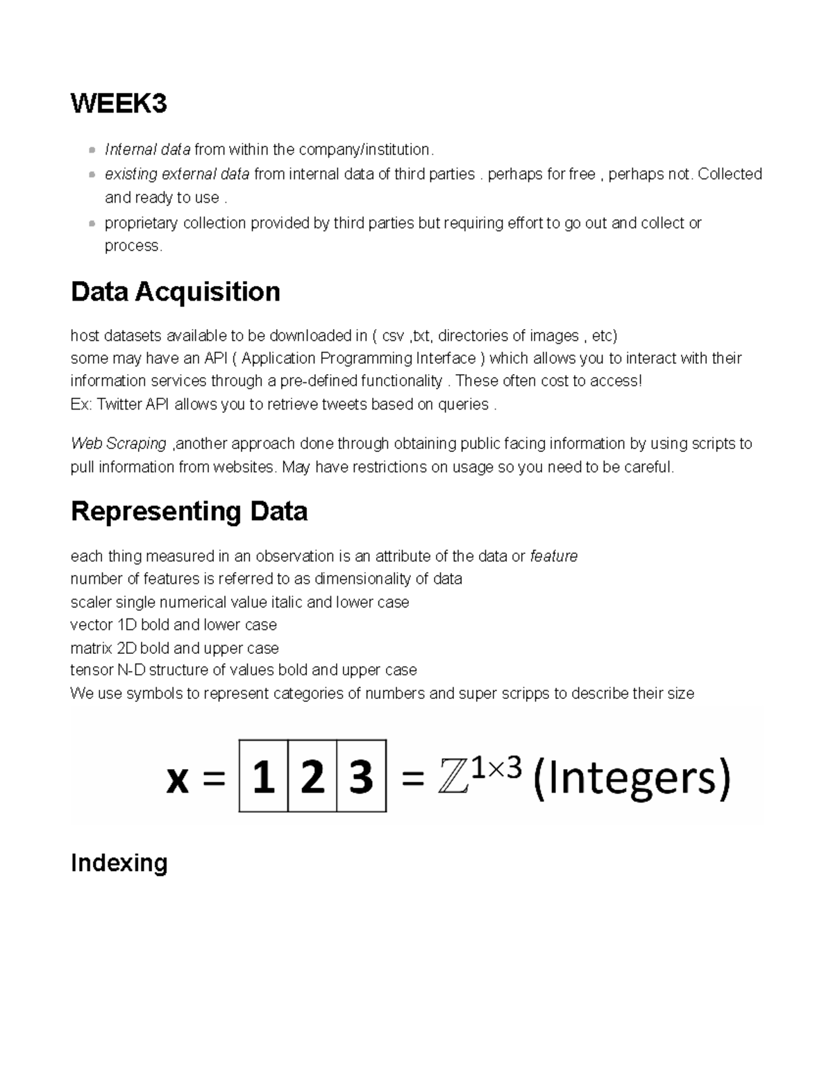 WEEK3 - WEEK Data Acquisition host datasets available to be downloaded ...