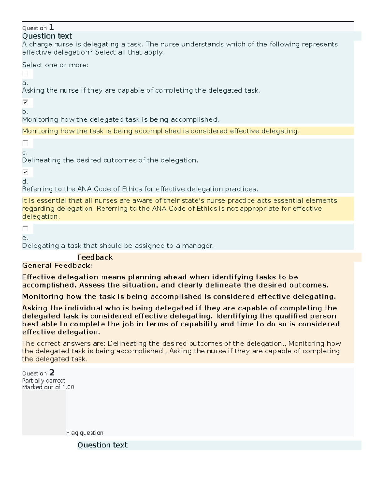 Week 4-Med-Surge Alternate Item Format Quiz - Question 1 Question text ...