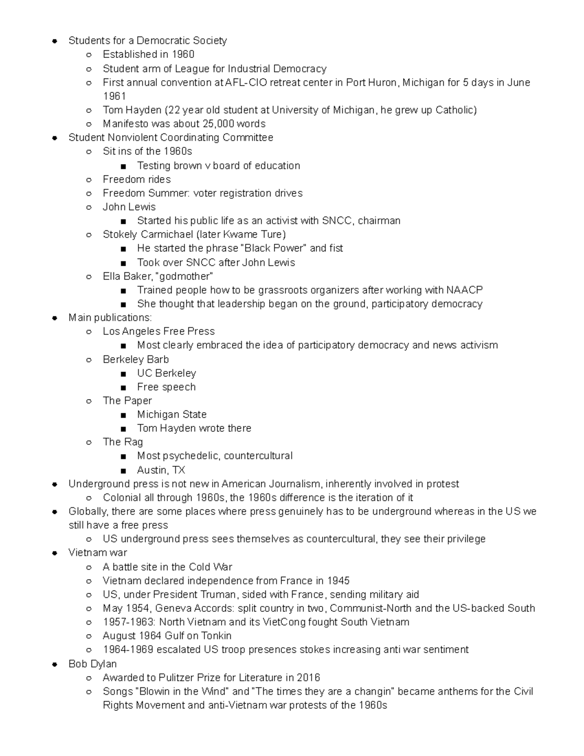 Students For A Democratic Society Apush Definition - hd8v4ed