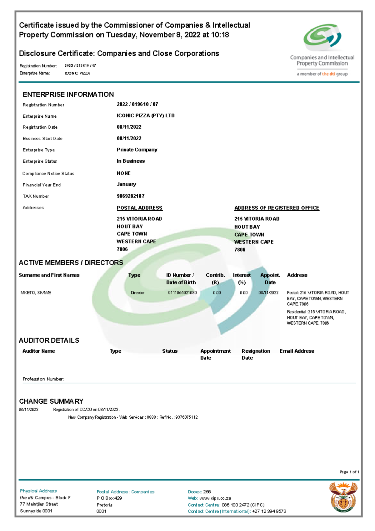 Does Cipc Issue Tax Clearance Certificate