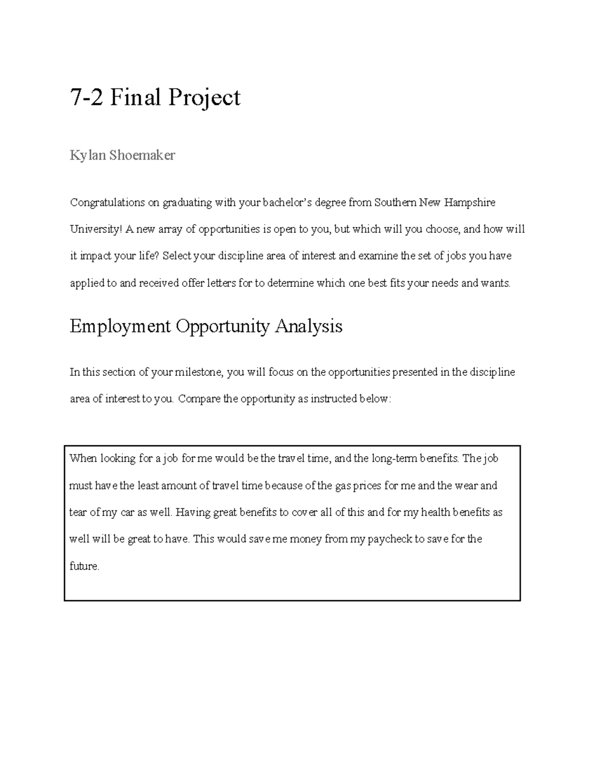 Guided Problem-Solving Report - 7-2 Final Project Kylan Shoemaker ...