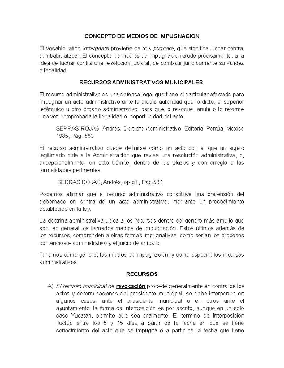 Concepto De Medios De Impugnacion - CONCEPTO DE MEDIOS DE IMPUGNACION ...