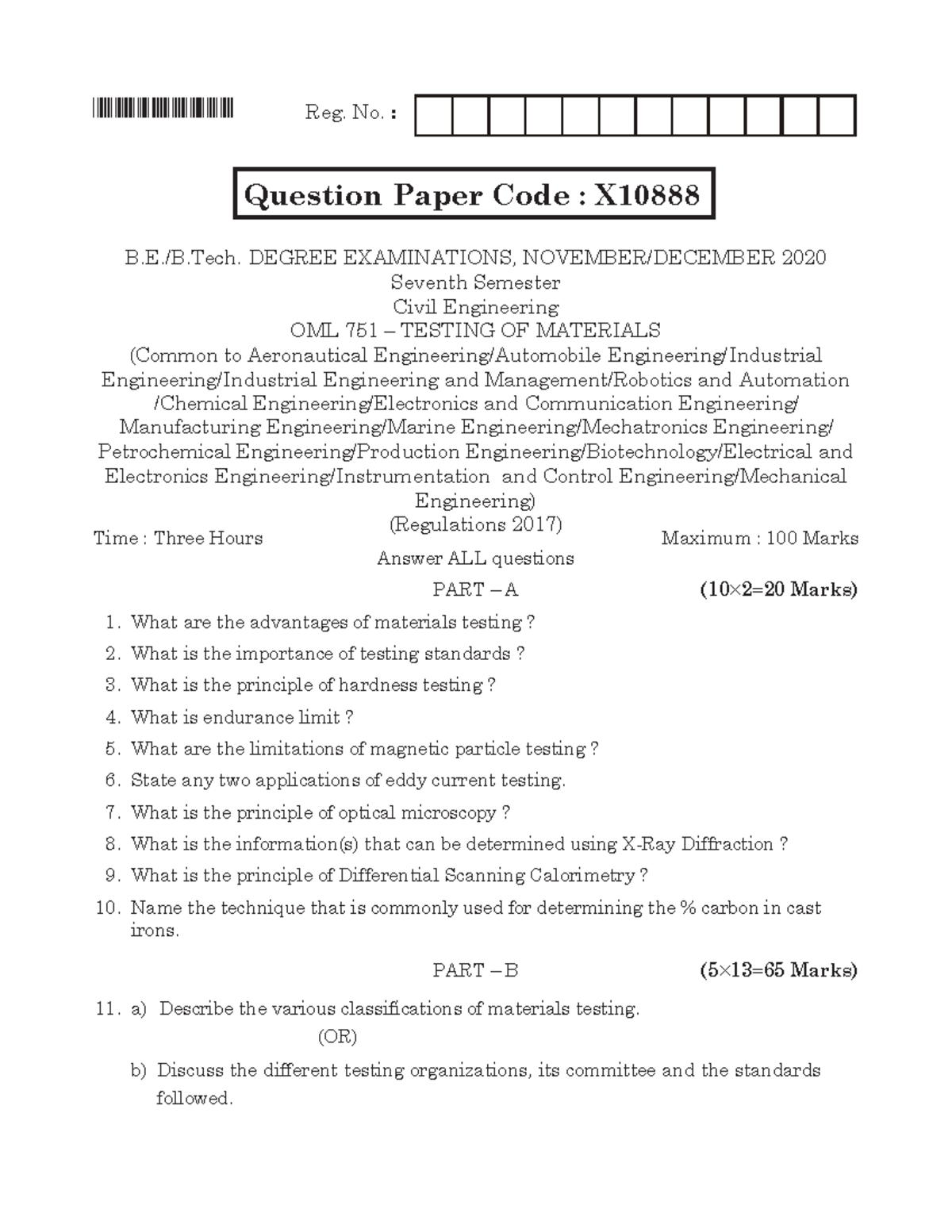 CivilND2020OML 751Testing of Materials69350568X10888(OML751