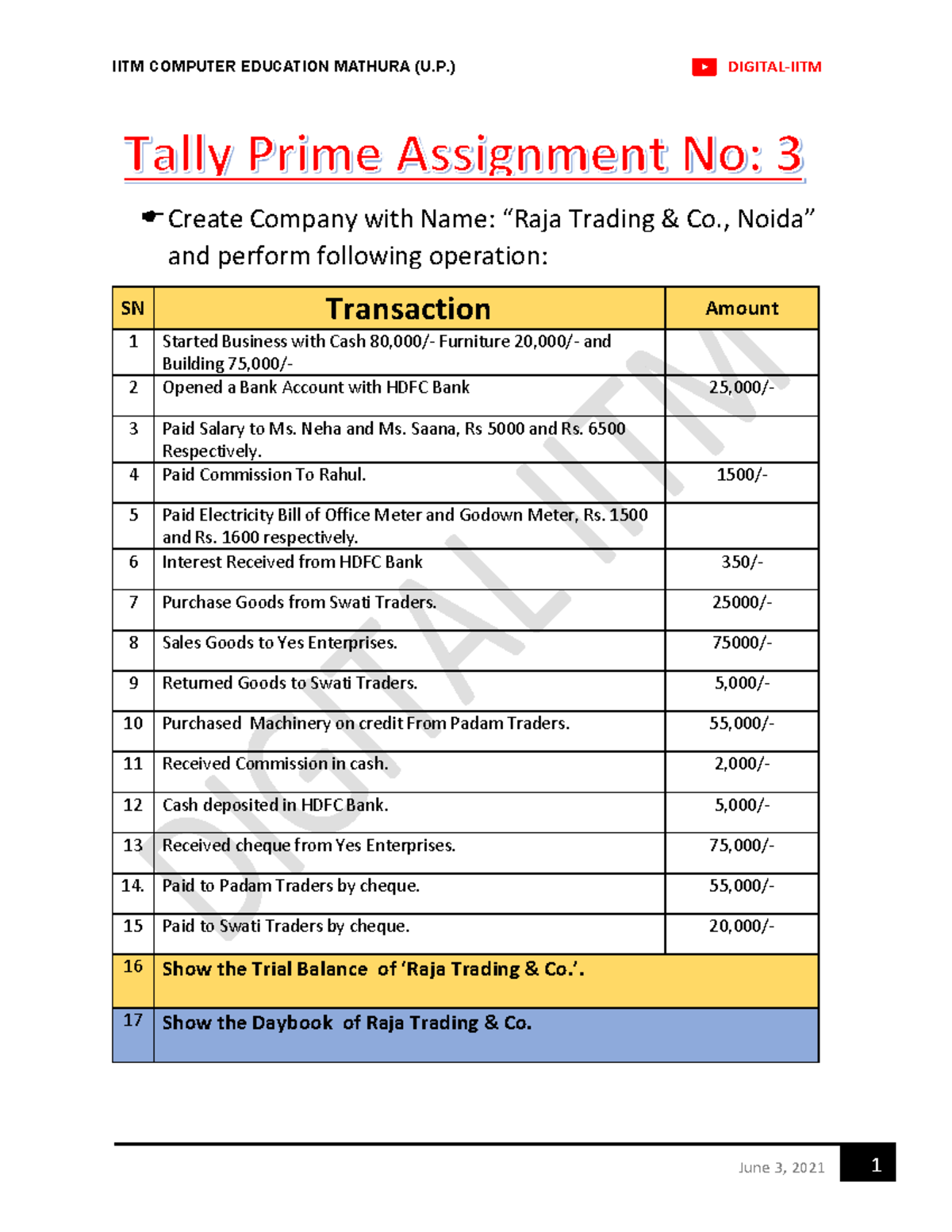 tally course assignment pdf